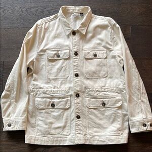 Ted Baker London Men’s Utility Jacket Size 4 Ecru